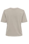 Jdy Jdyrex % 100 Pamuk Regular Fit Yuvarlak Yaka Kadın T Shirt 15344612 TAŞ