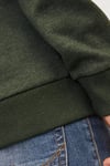 Jjalvis Pamuklu Relaxed Fit Kapüşonlu Yaka Erkek Sweat 12256848 YEŞİL