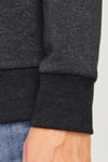 Jjalvis Pamuklu Relaxed Fit Kapüşonlu Yaka Erkek Sweat 12256848 SİYAH