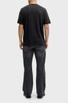 Jjbrandon Pamuklu Regular Fit Logolu Bisiklet Yaka Erkek T Shirt 12288113 SİYAH