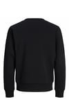 Jjcleveland Pamuklu Bisiklet Yaka Erkek Sweat 12298440 SİYAH