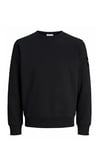 Jjcleveland Pamuklu Bisiklet Yaka Erkek Sweat 12298440 SİYAH