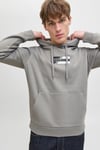 Jjcorp Pamuklu Logolu Regular Fit Kapüşonlu Erkek Sweat 12268422 GRİ