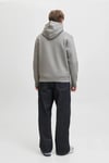 Jjcorp Pamuklu Logolu Regular Fit Kapüşonlu Erkek Sweat 12268422 GRİ