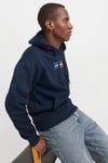 Jjcorp Pamuklu Logolu Regular Fit Kapüşonlu Erkek Sweat 12268422 LACİVERT