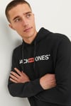 Jjecorp Old Logo Regular Kapüşonlu  12137054 Erkek Sweat 1213-7054 SİYAH