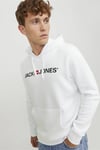 Jjecorp Old Logo Regular Kapüşonlu  12137054 Erkek Sweat 1213-7054 BEYAZ