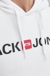 Jjecorp Old Logo Regular Kapüşonlu  12137054 Erkek Sweat 1213-7054 BEYAZ