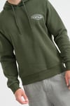 Jjmakoto Pamuk Karışımlı Regular Fit Baskılı Kapüşon Yaka Erkek Sweat 12278606 KOYU YEŞİL