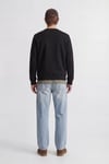 Jjrush Pamuklu Bisiklet Yaka Erkek Sweat 12298426 SİYAH