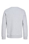 Jjrush Pamuklu Bisiklet Yaka Erkek Sweat 12298426 AÇIK GRİ