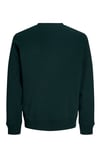 Jjrush Pamuklu Bisiklet Yaka Erkek Sweat 12298426 KOYU YEŞİL