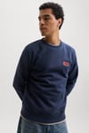 Jjrush Pamuklu Bisiklet Yaka Erkek Sweat 12298426 LACİVERT