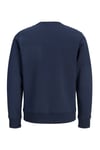 Jjrush Pamuklu Bisiklet Yaka Erkek Sweat 12298426 LACİVERT