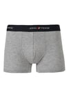 John Frank Logolu Pamuklu Erkek Boxer JFB111 GRİ