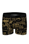John Frank Metalik Dijital Baskılı Pamuklu Erkek Boxer JFBDMET103 Multicolor