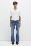 Josh Pamuklu Bootcut Fit Normal Bel Geniş Paça Jeans Erkek Kot Pantolon 0045091352 MAVİ
