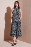 Kadın Elbise 6784283 ZEBRA-SİYAH