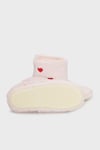 Kalpli Yumuşak Dokulu Peluş Kadın Panduf 6722005 PUDRA