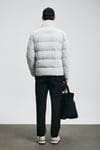 Kapitoneli Comfort Fit Dik Yaka Şişme Erkek Mont 112120258 AÇIK GRİ