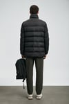 Kapitoneli Comfort Fit Dik Yaka Şişme Erkek Mont 112120255 SİYAH