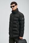Kapitoneli Comfort Fit Dik Yaka Şişme Erkek Mont 112120255 SİYAH