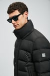Kapitoneli Comfort Fit Dik Yaka Şişme Erkek Mont 112120255 SİYAH