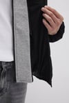 Kapitoneli Loose Fit Çıkarılabilir Kapüşon Panelli Şişme Erkek Mont 0110662-71379 SİYAH