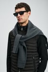 Kapitoneli Regular Fit Dik Yaka Erkek Mont 112120244 SİYAH