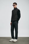 Kapitoneli Regular Fit Dik Yaka Erkek Mont 112120244 SİYAH