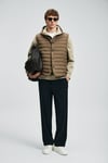 Kapitoneli Regular Fit Dik Yaka Erkek Yelek 112130027 KUM