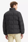 Kapitoneli Regular Fit Dik Yaka Erkek Mont A8568-0000 SİYAH