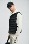 Kapitoneli Regular Fit Dik Yaka Erkek Yelek 112130027 SİYAH