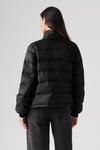 Kapitoneli Regular Fit Dik Yaka Kadın Mont A8320-0000 SİYAH