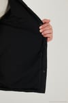 Kapitoneli Regular Fit Kadife Detaylı Erkek Mont 497LEROY SİYAH