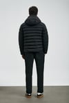 Kapitoneli Regular Fit Kapüşonlu Şişme Erkek Mont 12120259 SİYAH
