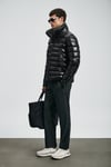 Kapitoneli Relaxed Fit Dik Yaka Erkek Mont 112120239 SİYAH
