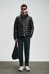 Kapitoneli Relaxed Fit Dik Yaka Erkek Mont 112120239 SİYAH