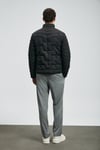 Kapitoneli Relaxed Fit Dik Yaka Erkek Mont 112120245 SİYAH