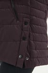Kapitoneli Slim Fit Çıkarılabilir Kapüşonlu Kadın Mont 497MARA MÜRDÜM