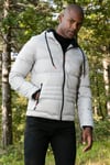 Kapüşonlu Cepli Slim Fit Şişme Erkek Mont 6490001 TAŞ