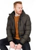 Kapüşonlu Suya ve Rüzgara Dayanıklı Soğuk Geçirmez Slim Fit Erkek Mont 5717101 HAKİ