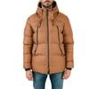 Kapüşonlu Suya ve Rüzgara Dayanıklı Soğuk Geçirmez Slim Fit Erkek Mont 5717101 TABA