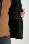 Kapüşonlu Suya ve Rüzgara Dayanıklı Soğuk Geçirmez Slim Fit Erkek Mont 5717101 HAKİ