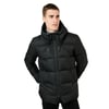 Kapüşonlu Suya ve Rüzgara Dayanıklı Soğuk Geçirmez Slim Fit Erkek Mont 5717101 SİYAH