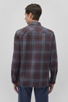 Kareli % 100 Pamuk Regular Fit Erkek Gömlek 0211334-89073 KAHVE