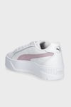 Karmen II L Logolu Platform Taban Sneaker Kadın Ayakkabı 39745612 BEYAZ-PUDRA