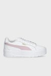 Karmen II L Logolu Platform Taban Sneaker Kadın Ayakkabı 39745612 BEYAZ-PUDRA
