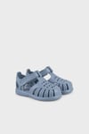 Kaymayı Önleyen Flex Foam Cırtlı Unisex Çocuk Sandalet S10271 MAVİ