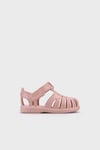 Kaymayı Önleyen Flex Foam Cırtlı Unisex Çocuk Sandalet S10271 PUDRA